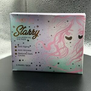 AMNH Starry Collagen Gel Eye Pads - Pink & Mint, 5 pairs